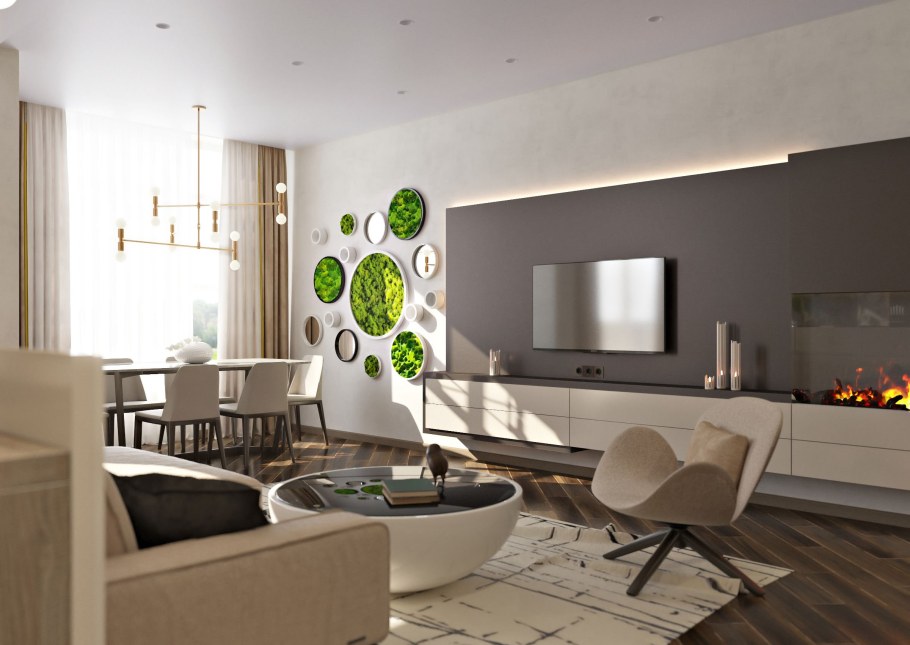 Экостиль в интерьере декор