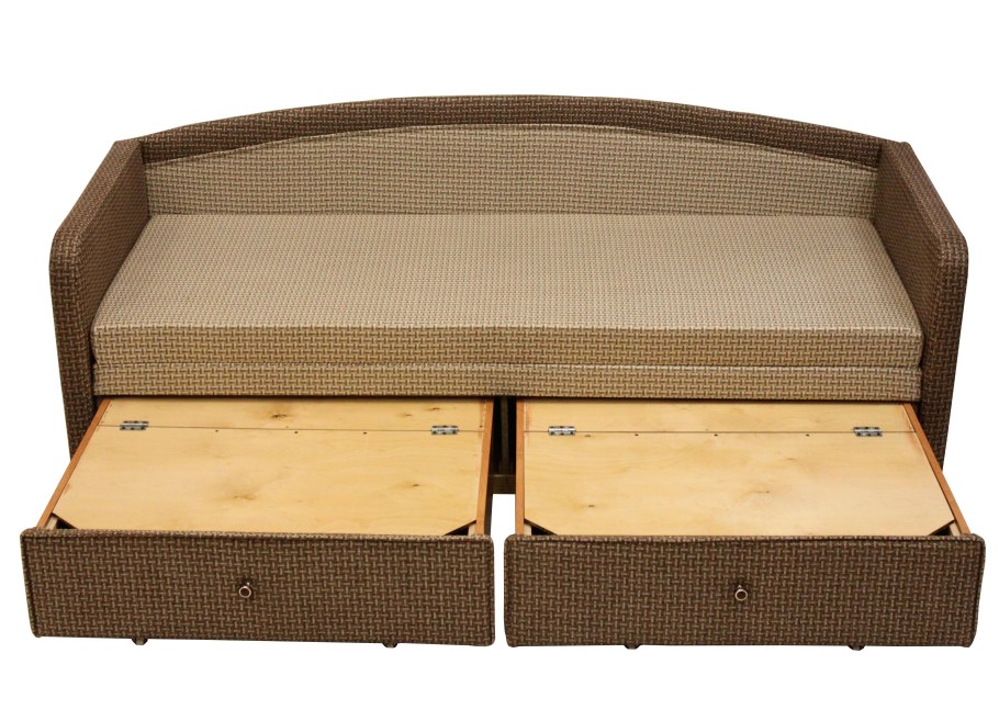 Односпальная кровать с выдвижными ящиками