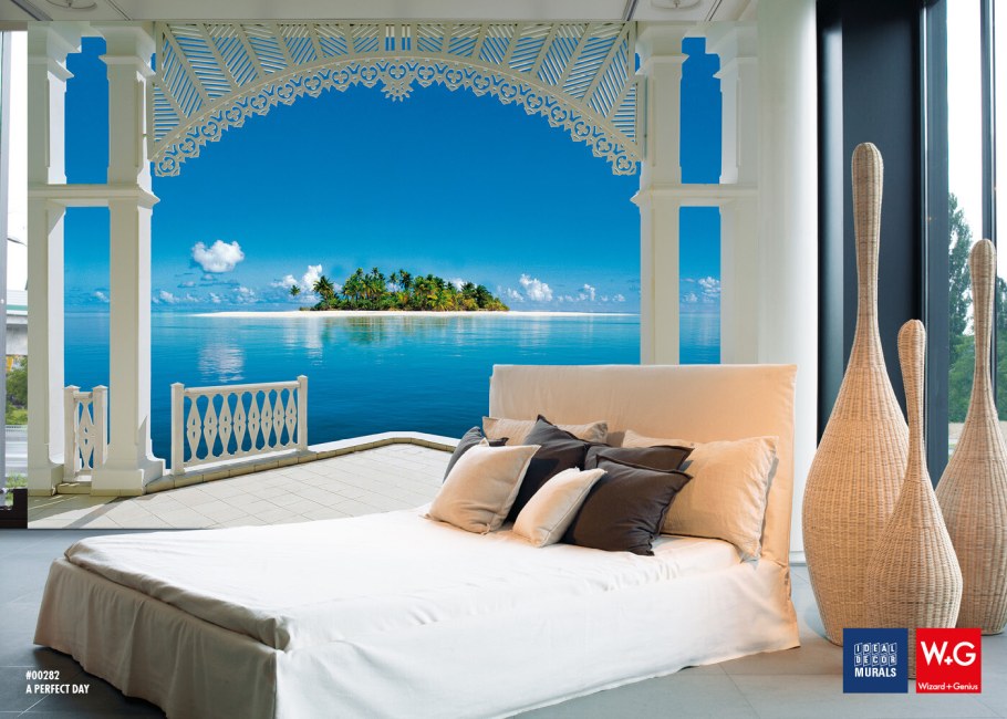 Фотообои в маленькую спальню