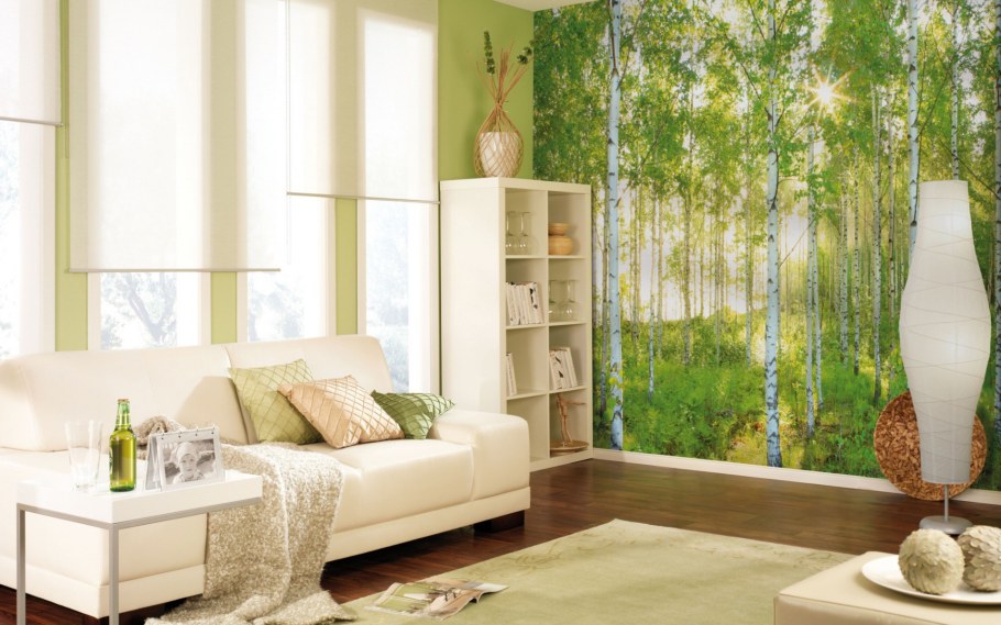 Фотообои в спальню