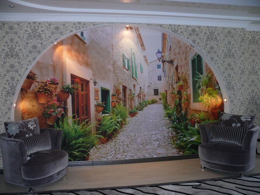 Фотообои в спальню