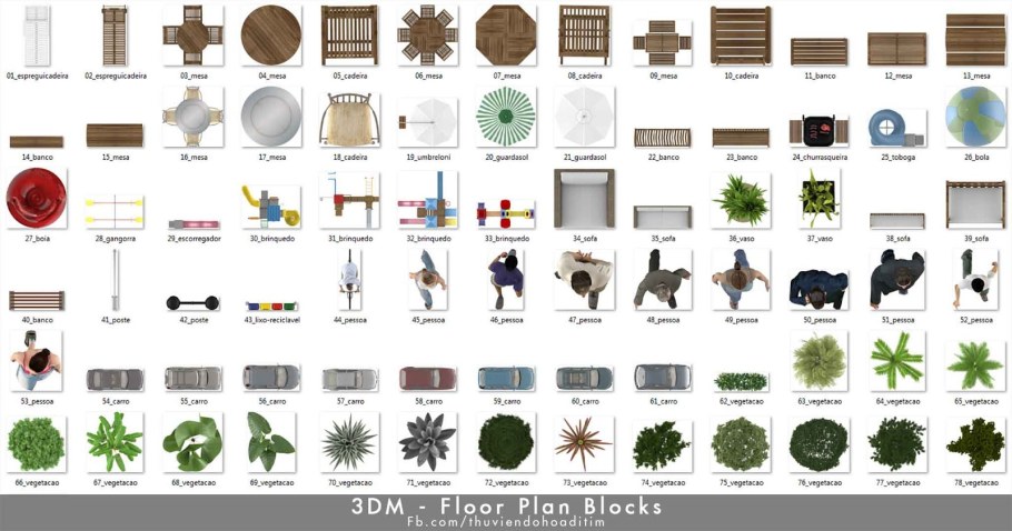 Кресла вид сбоку Автокад