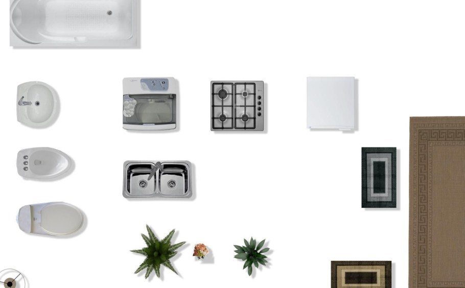 План квартиры вид сверху