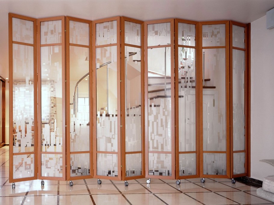 Сдвижные перегородки межкомнатные гармошка