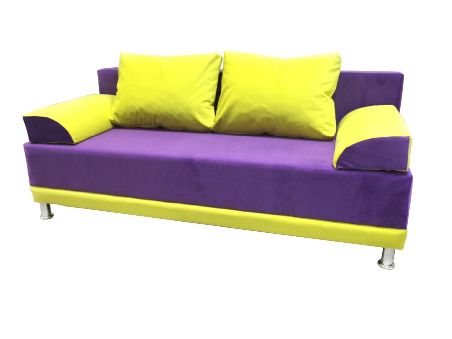 Диван еврокнижка фиолетовый