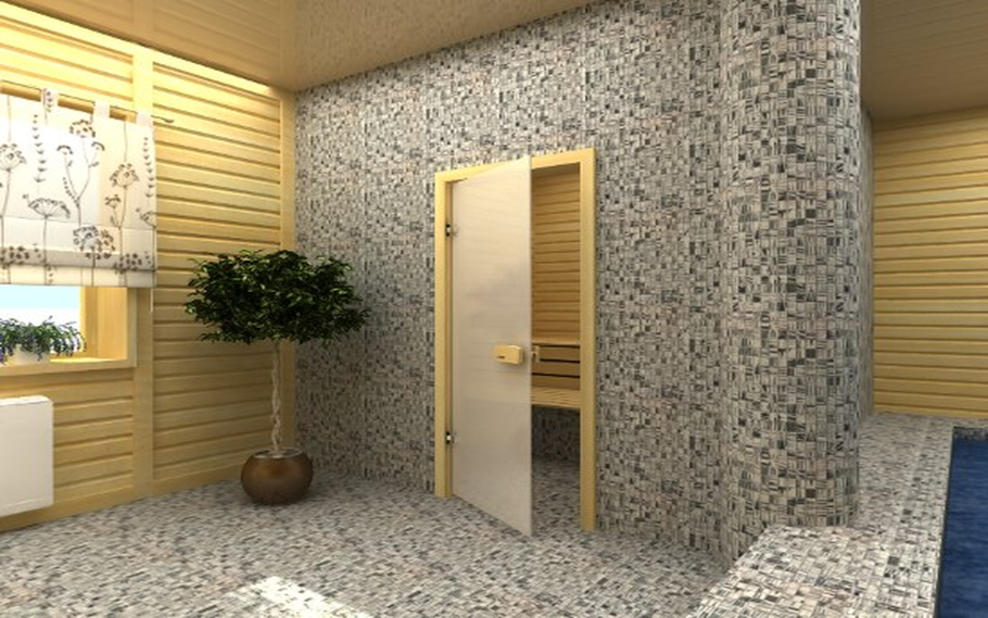 Дверь DOORWOOD стекло "сатин" 1900*700