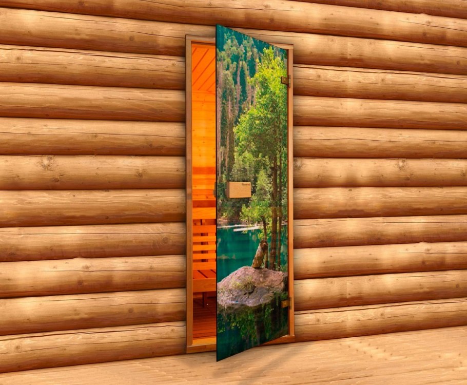 Дверь DOORWOOD 70*190 банька бронза