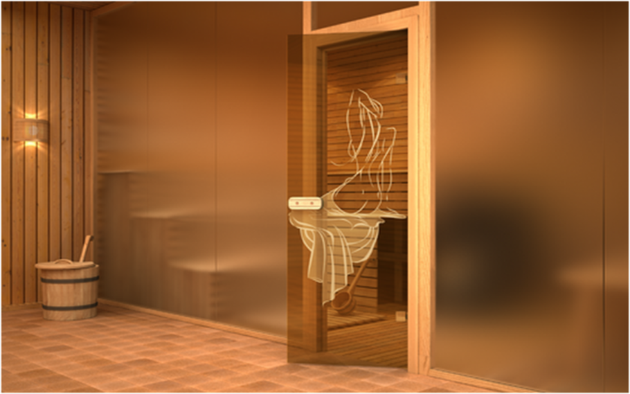 Дверь в сауну