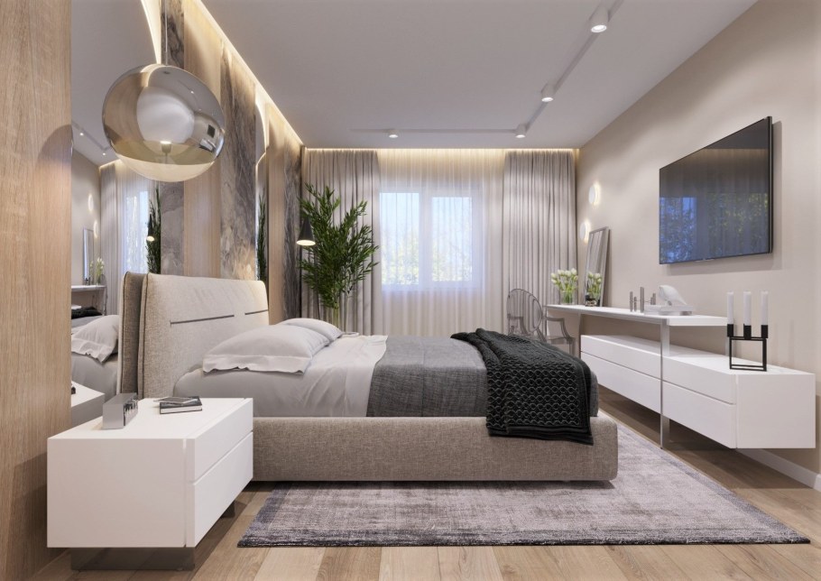 Современные шкафы купе в спальню 2022