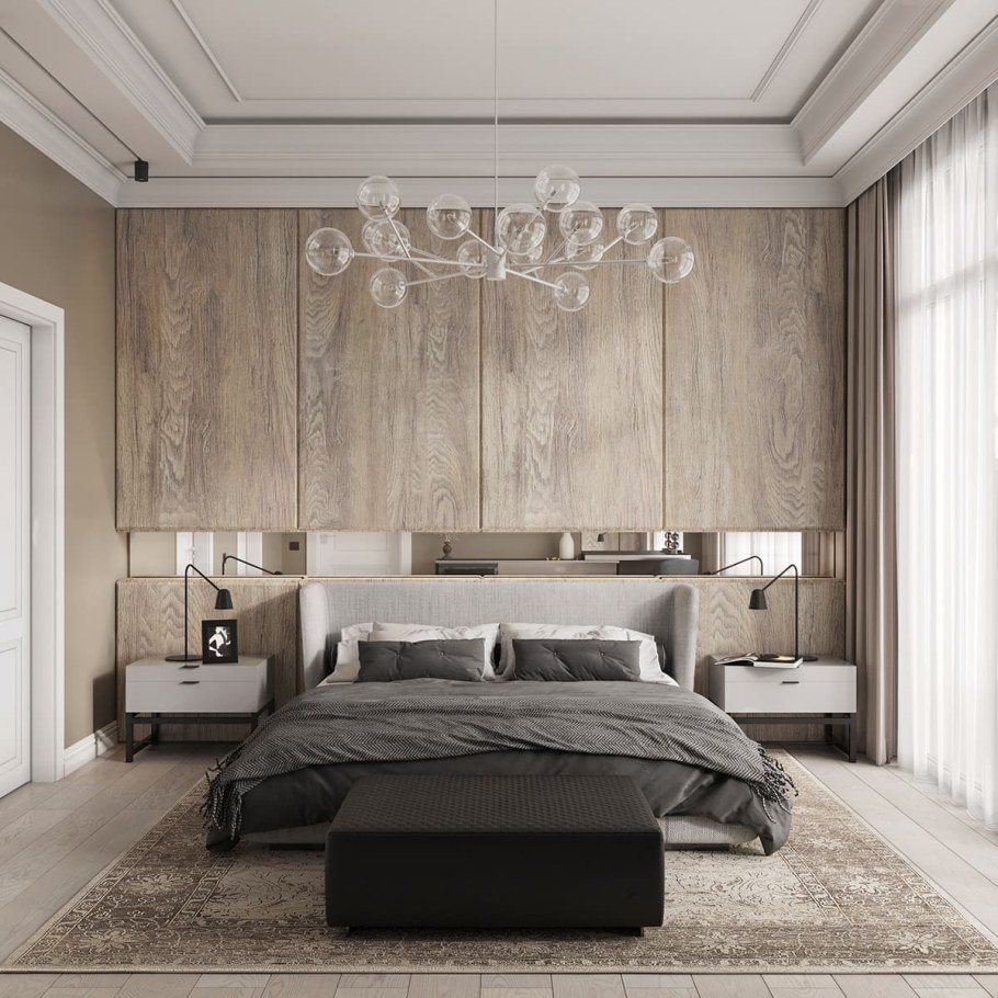 Шкаф в изголовье кровати