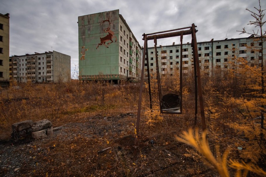 Брошенный город в Абхазии