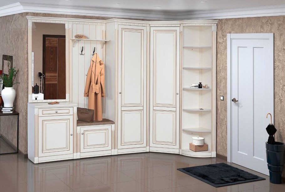 Шкаф в прихожую с зеркалом