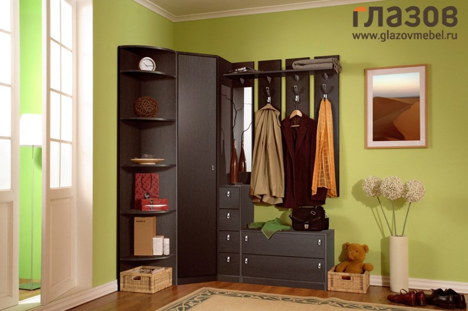 Модульная прихожая Лидер ЛДСП 058