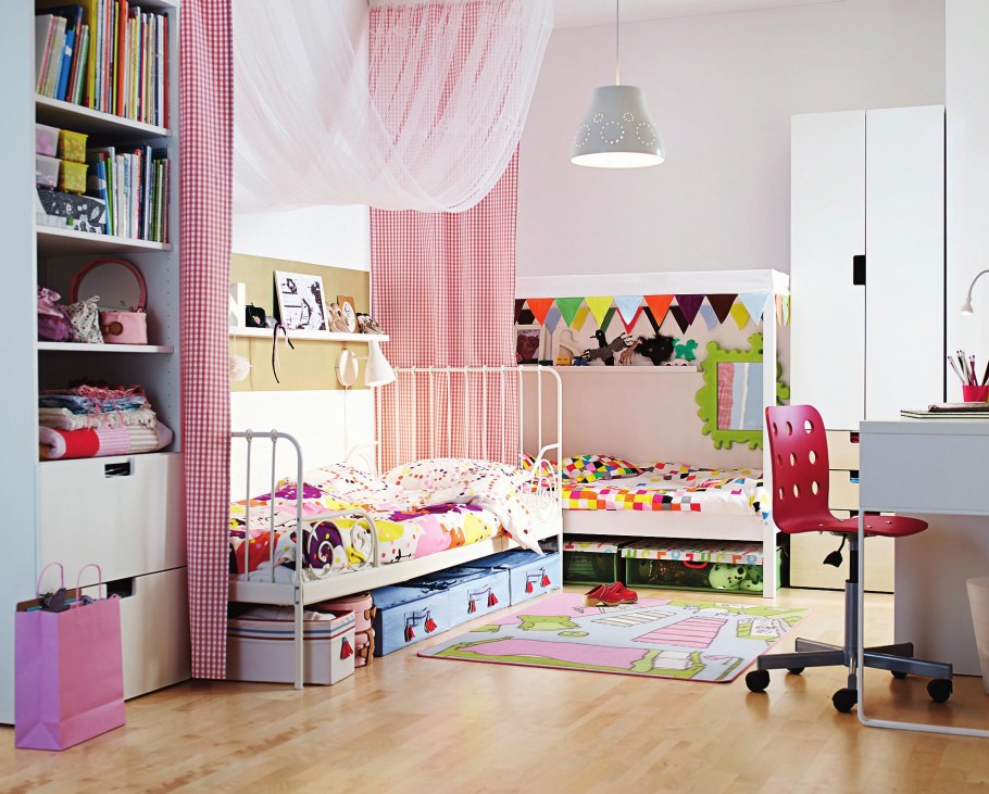 Детская для двоих разнополых детей икеа