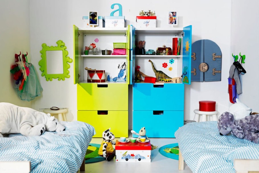 Детская для мальчика с мебелью икеа