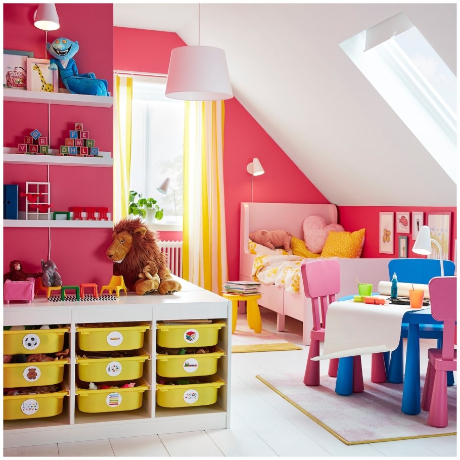 Småstad смостад / Opphus ОПХУС комод с 6 ящиками, белый с рамой60x57x123 см