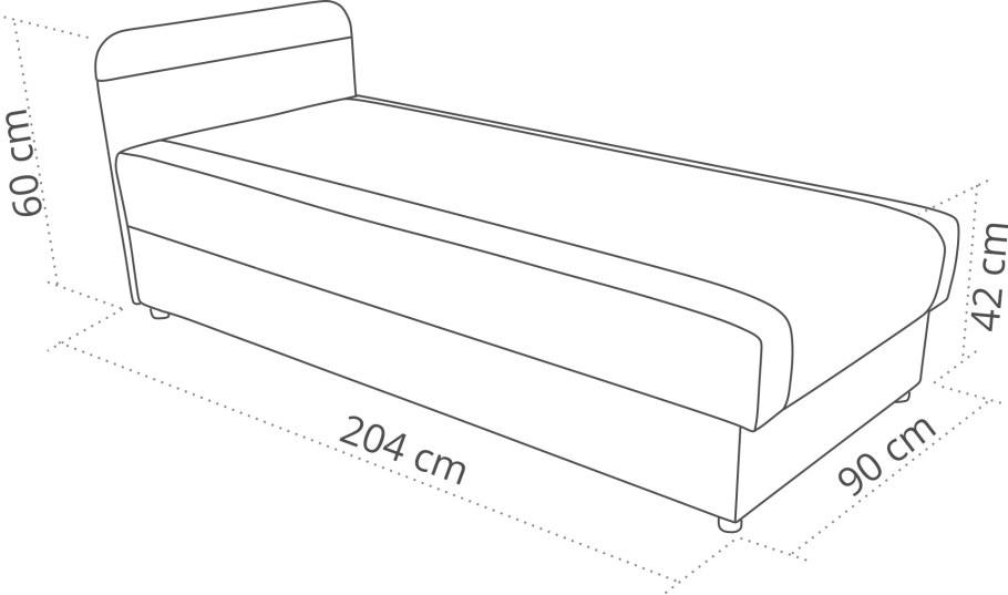 Диван-кровать Frank 90х200