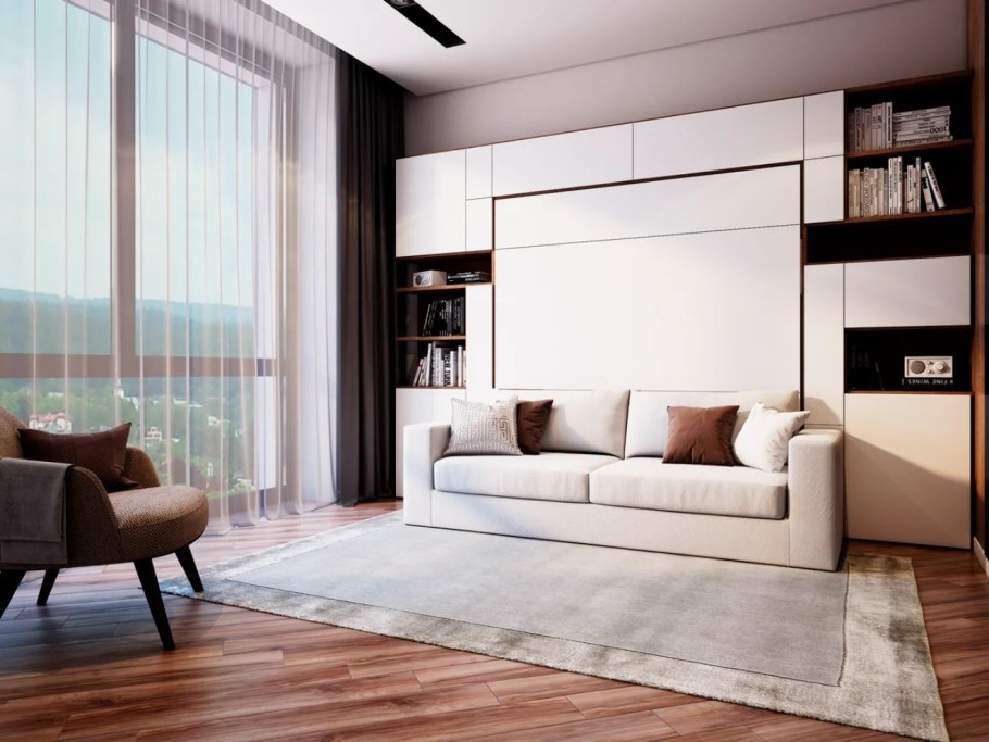 Кровать стенка трансформер Мерфи