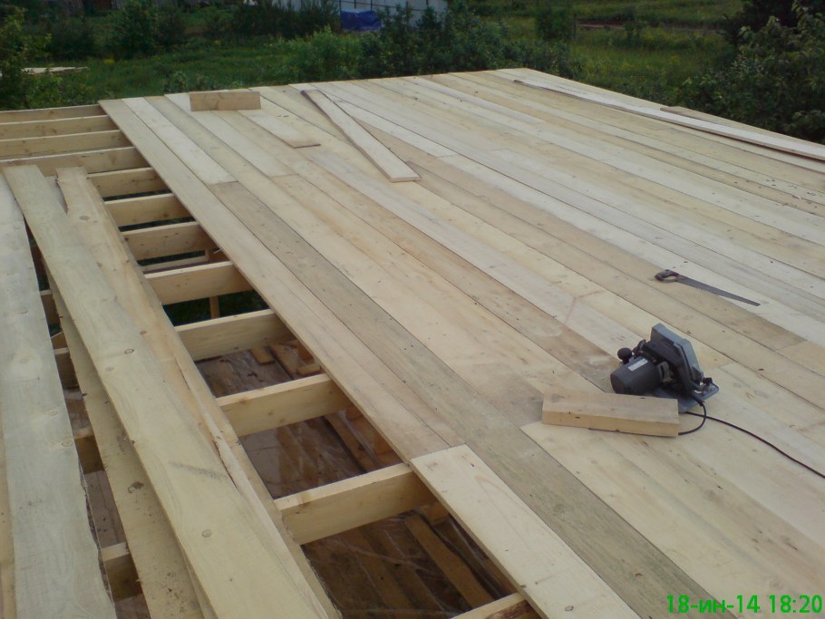 Черновой пол 1 этаж в каркасном доме