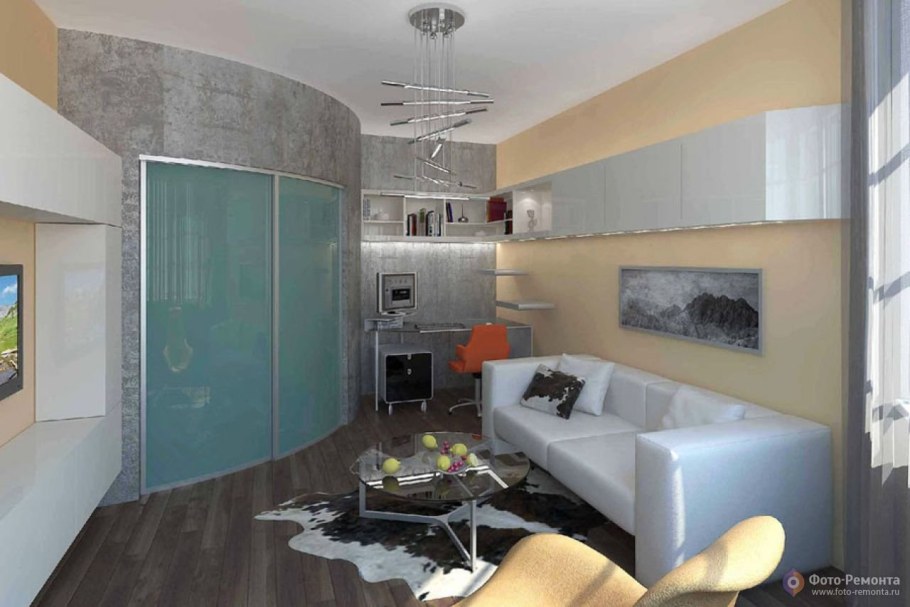 Варианты ремонта однокомнатной малогабаритной квартиры хрущевки