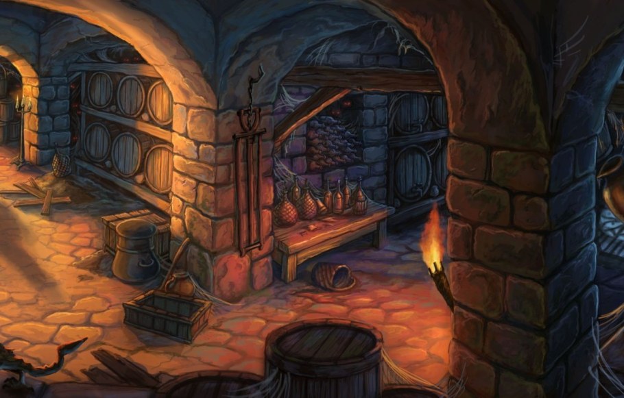 Средневековый погреб