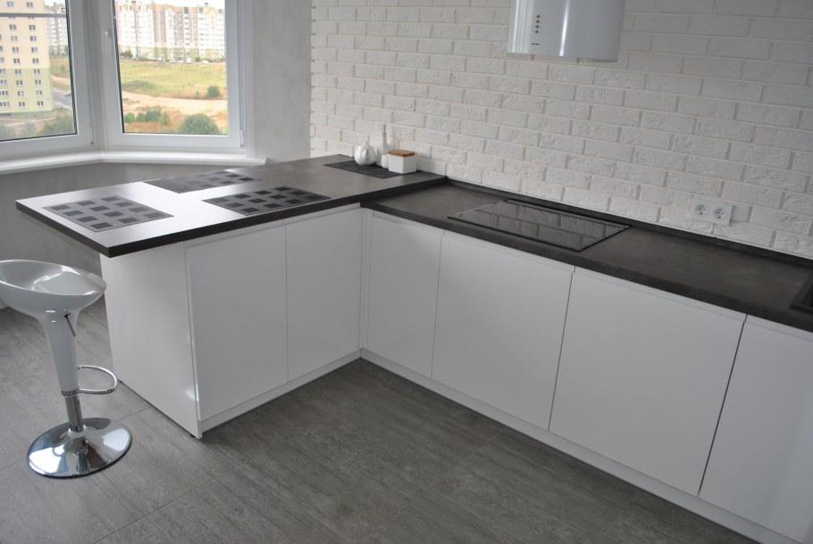 П образная кухонная столешница