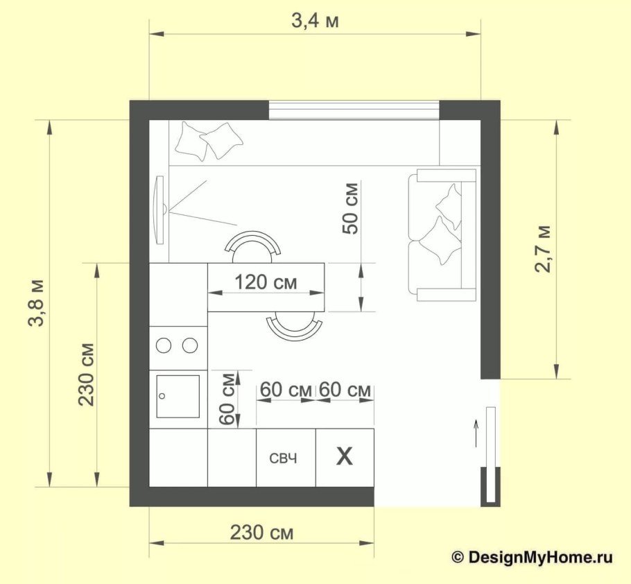 AUTOCAD развертка стен