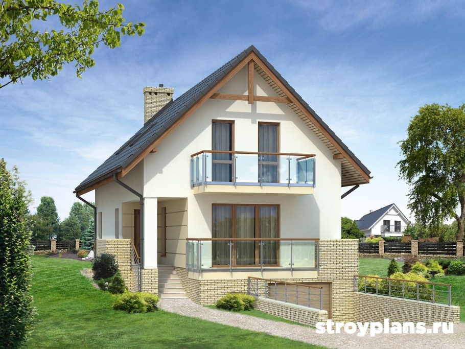 Проекты домов с подвалом и мансардой