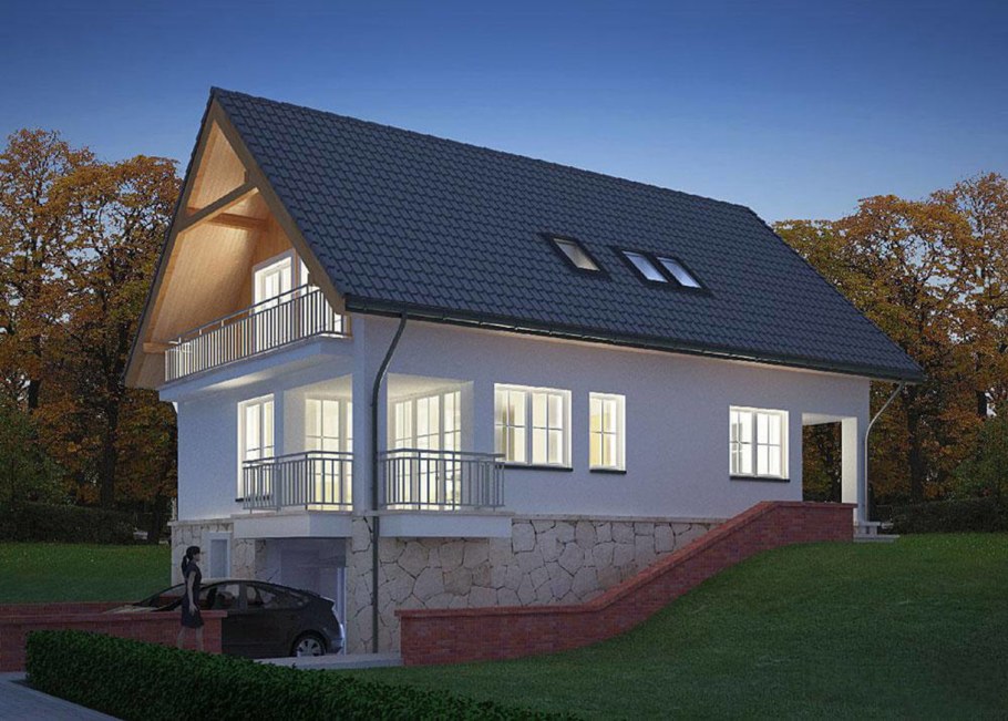 Проект двухэтажного дома