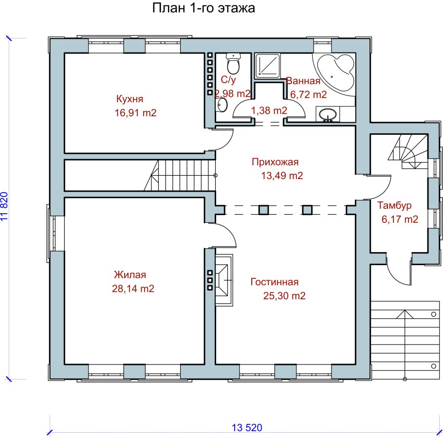 Проекты коттеджей с мансардой и террасой