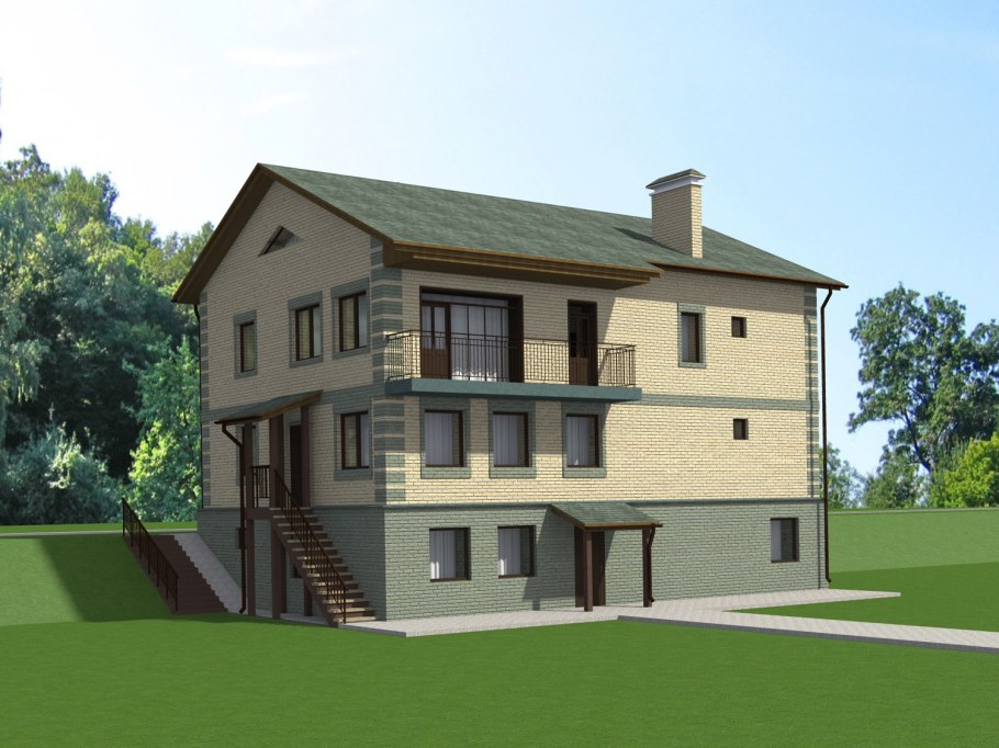 Дом с цокольным этажом