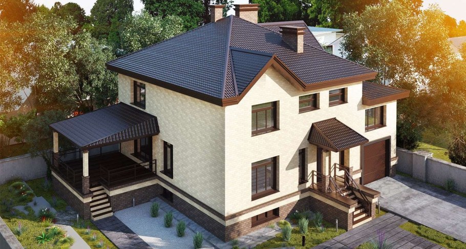Проекты двухэтажных домов