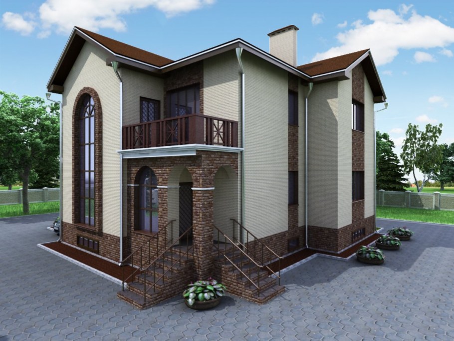 Проекты двухэтажных домов
