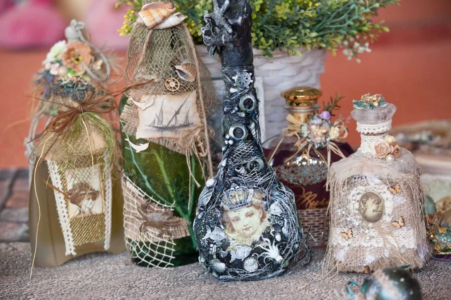 Декорирование бутылок