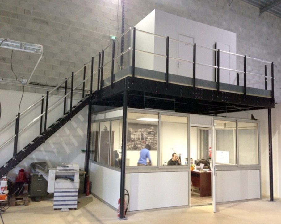 Мезонин офис на складе