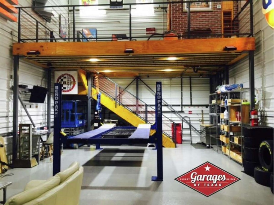 Полуэтаж в гараже