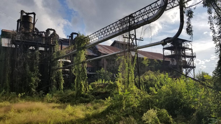 Заброшенный завод город Эверетт