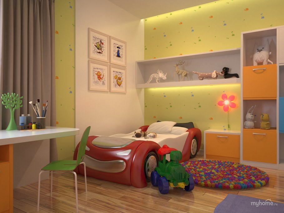 Цвета в детскую для разнополых детей