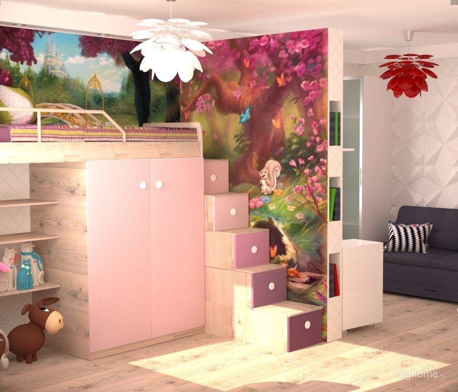 Детская в стиле путешествий