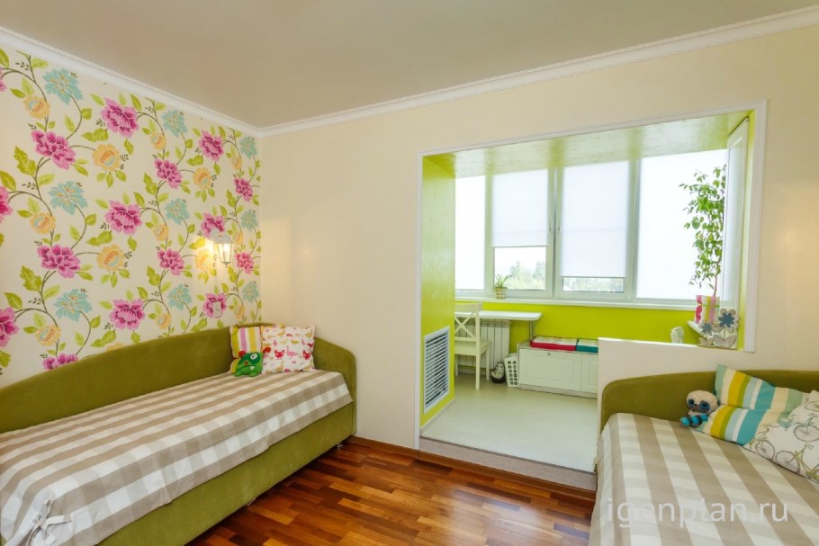 Фреска в интерьере в детской для мальчика