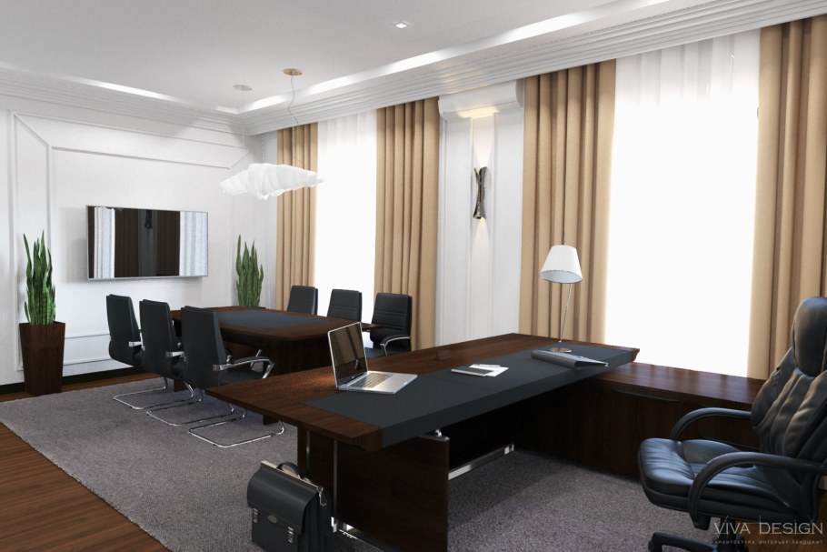 Дизайнерский кабинет руководителя