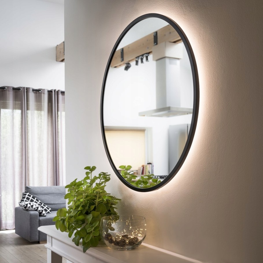 Зеркало Оникс 80 led круглое