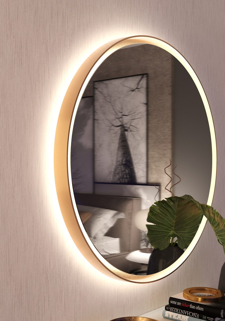 Зеркало круглое с подсветкой Cersanit Eclipse