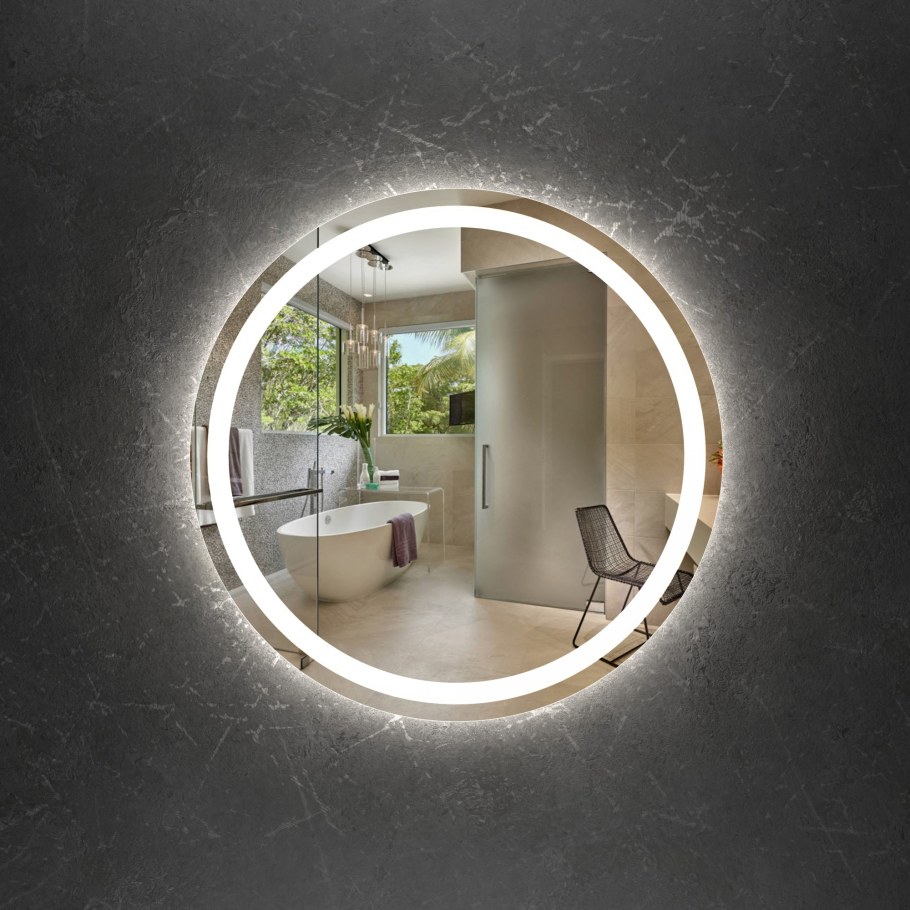 Зеркало круглое с внутренней подсветкой