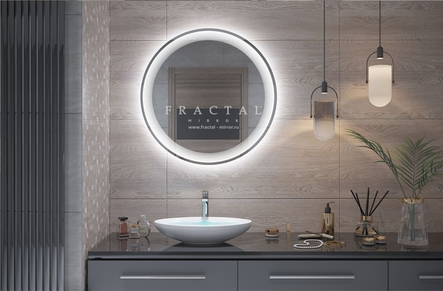 Зеркало Dial led, 800х800, Sanita Luxe