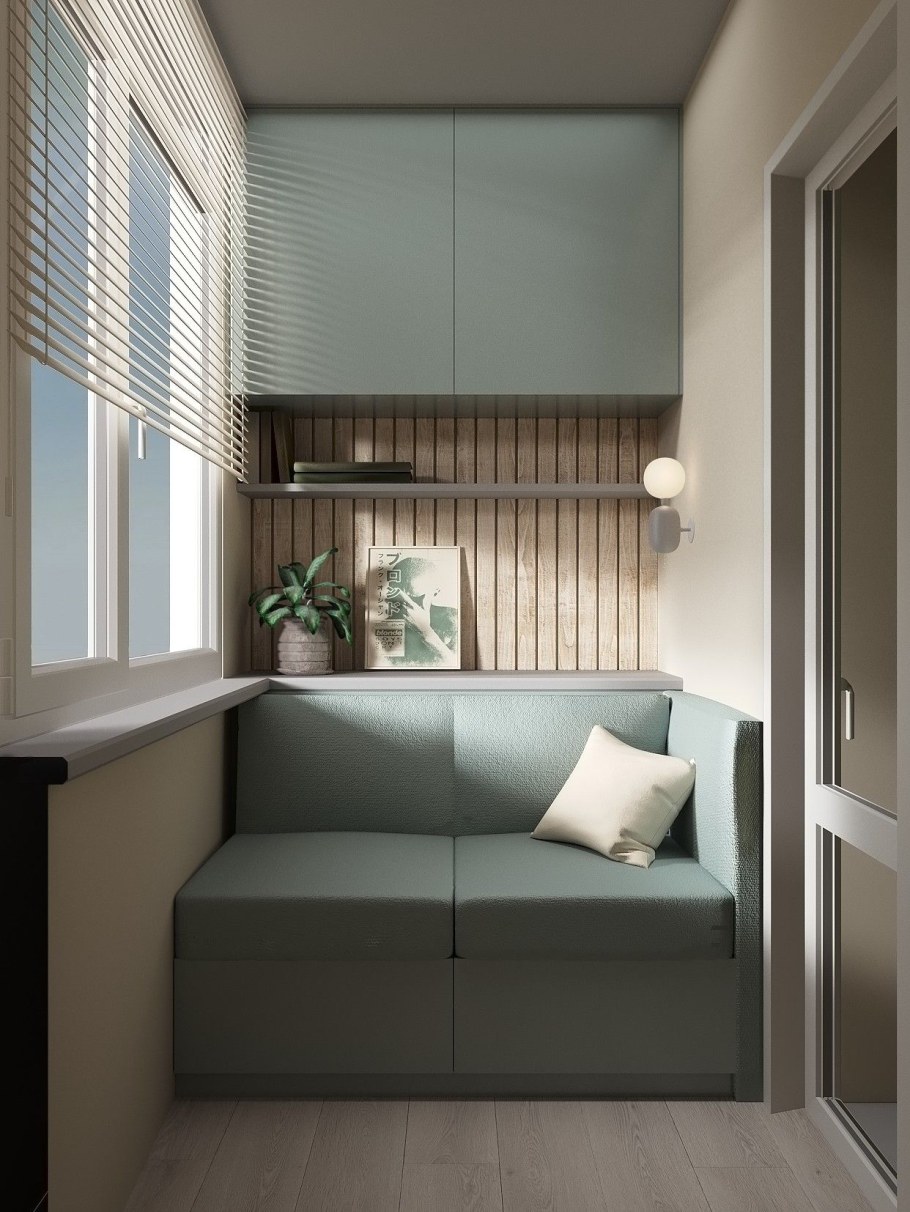 Угловой диванчик на балкон