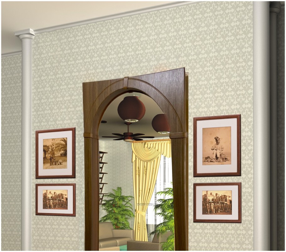 Арка межкомнатная Cosca арка симплекс Квадро, МДФ