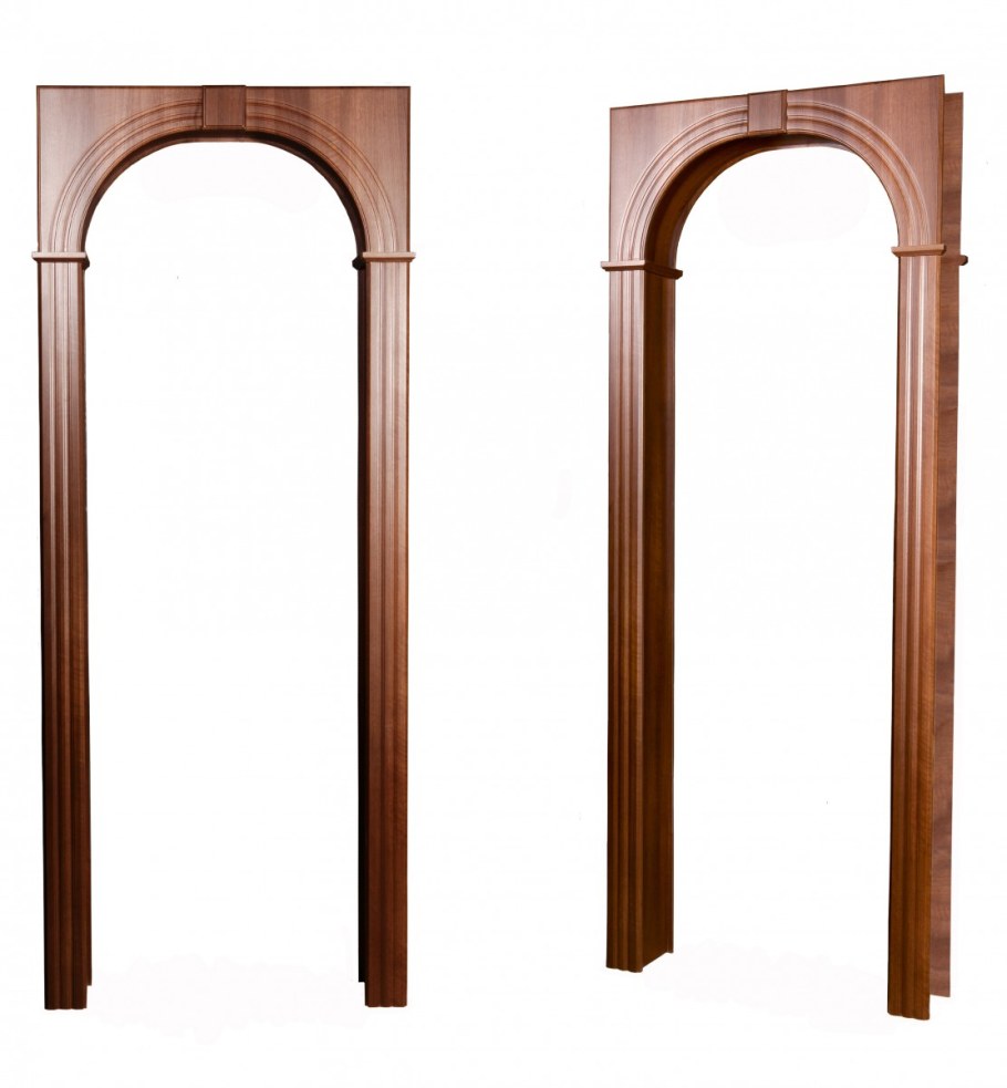 Деревянная входная арка