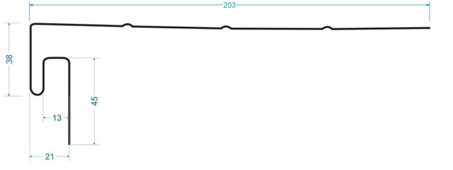 J-фаска 203/13 мм