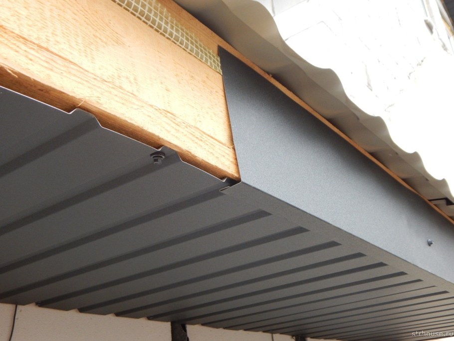 Карнизная планка металлическая s1 65